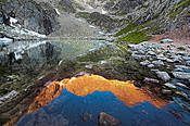 Zmarzły Staw w drodze na Zawrat - Tatry Polskie