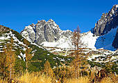 Panorama Tatr z okolic Szczyrbskiego Plesa - Tatry Słowackie