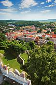 Bolków - widok na miasto z zamku