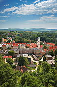 Bolków - widok na miasto z zamku