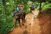 Tajlandia, Khao Lak, trekking na słoniach